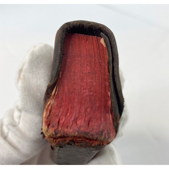 Vintage Miniature Webster's Dictionary Leather, 1800 Words, Miniature Dictionary - Picture 5 of 16